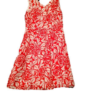 TALBOTT summer floral dress 8 petite